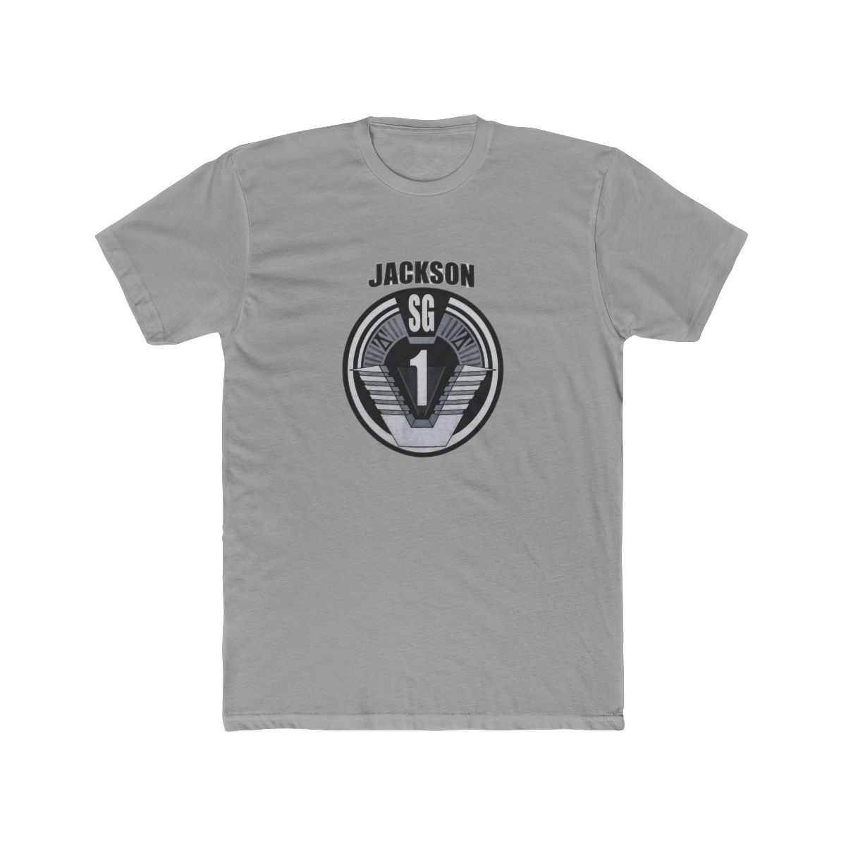 Daniel Jackson Stargate SG-1 Monochrome Emblem T Shirt - Sci-Fi Fan Gift
